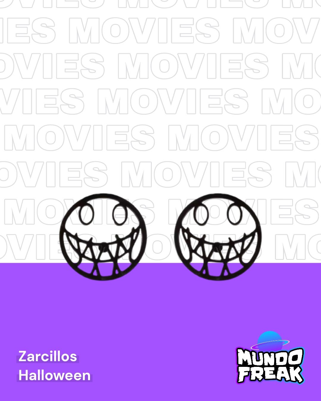 Zarcillos Halloween - Vista 4