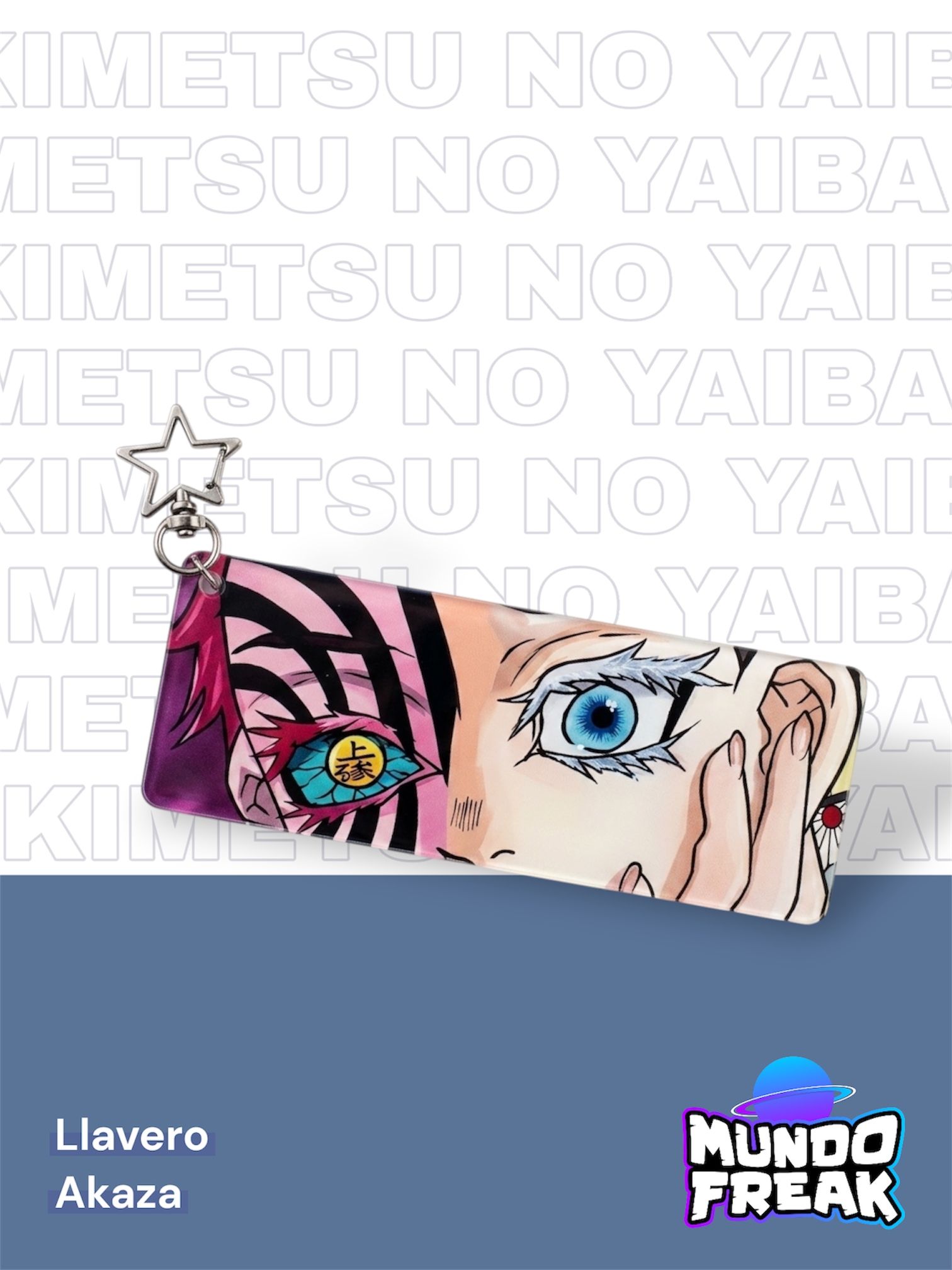 Llavero de Acrilico Demon Slayer Akaza