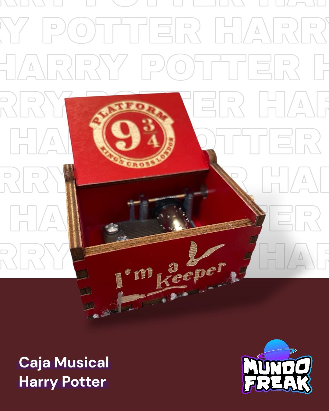 Caja Harry potter Roja