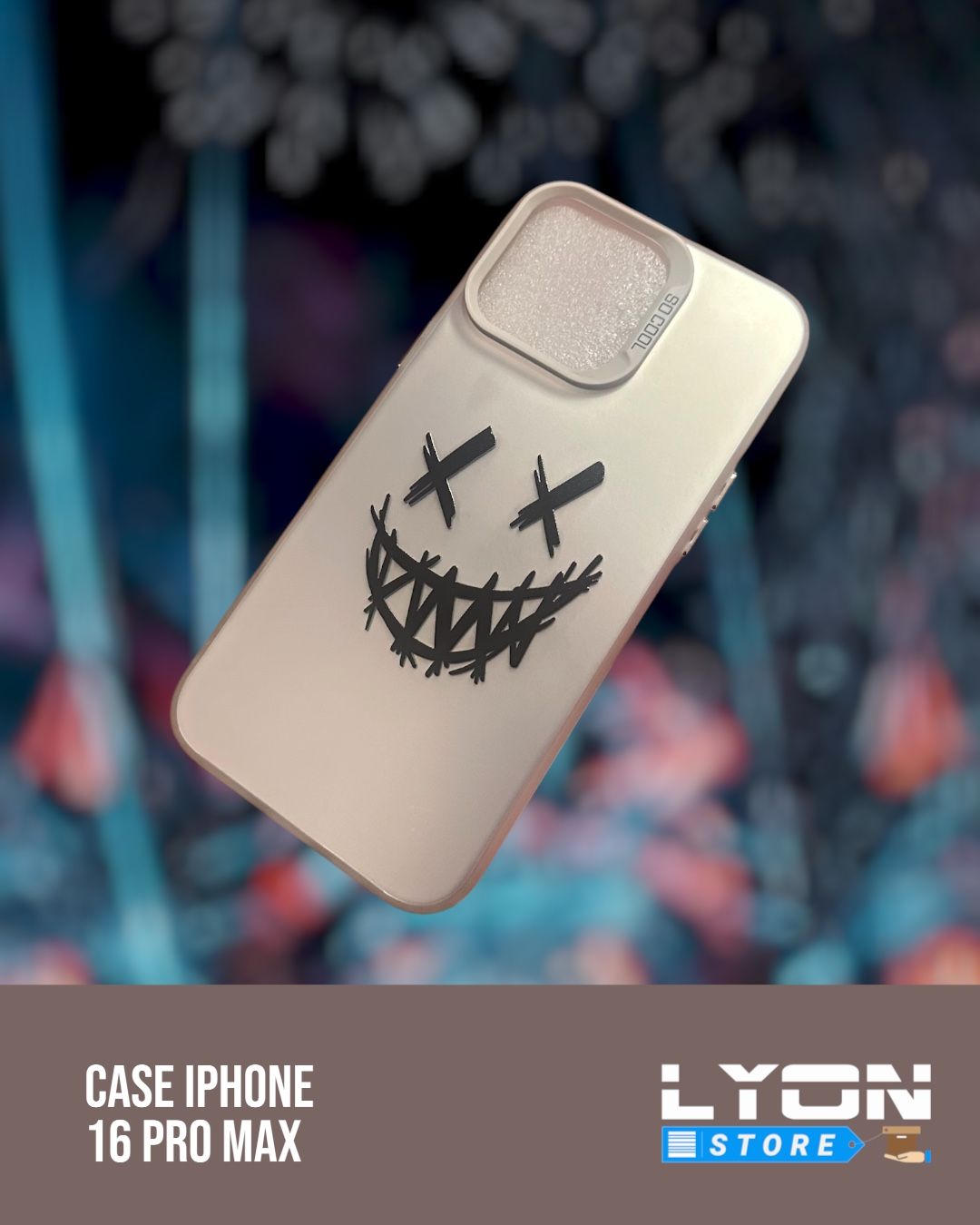 Forro de Carita de Halloween de iphone 16 pro max 