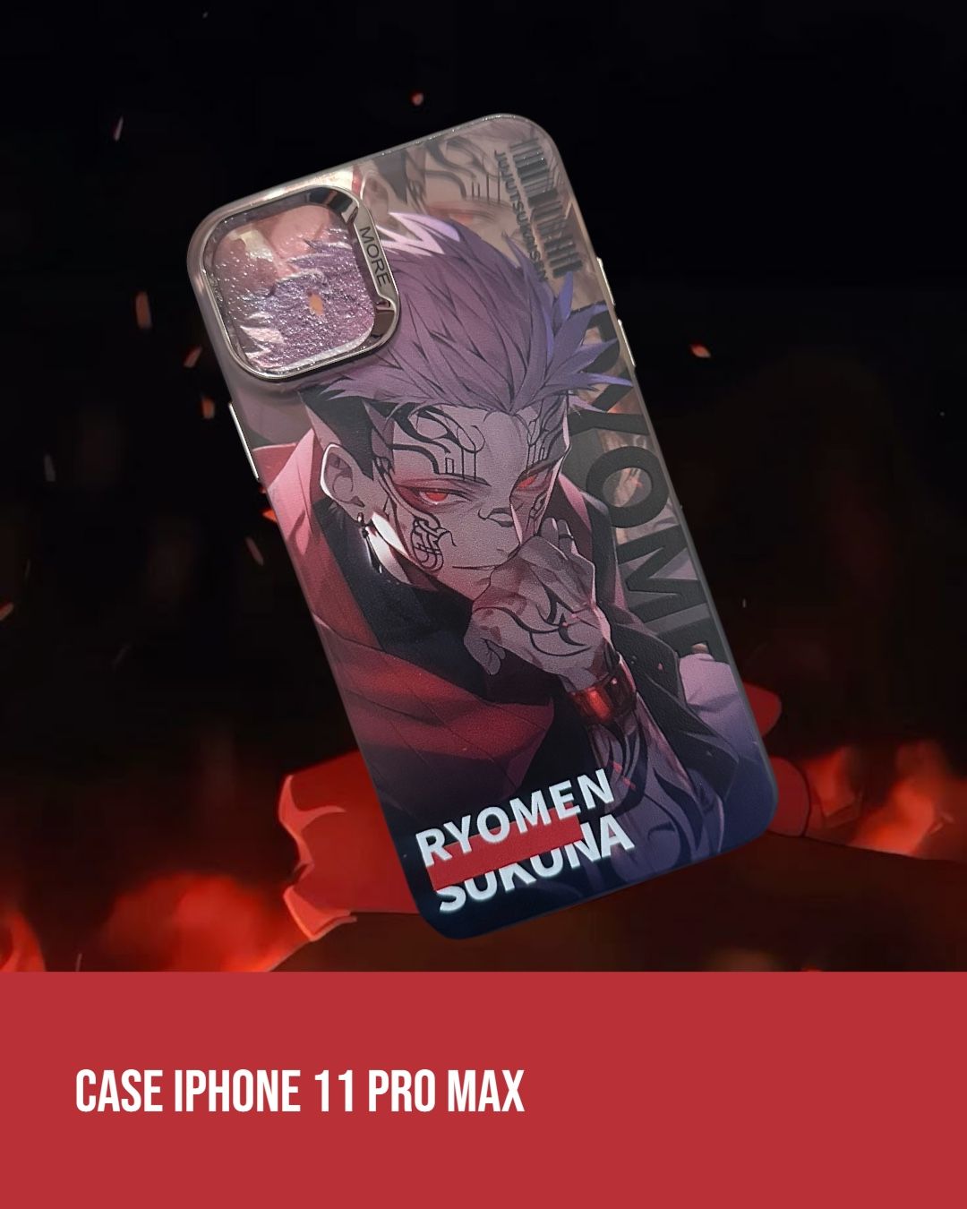 Forro de Jujutsu Kaisen Ryomen Sukuna iPHONE 11 PRO MAX 