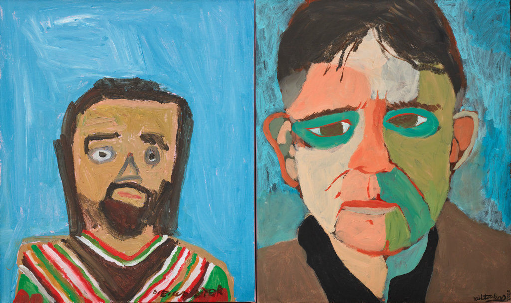 Two portraints, side by side