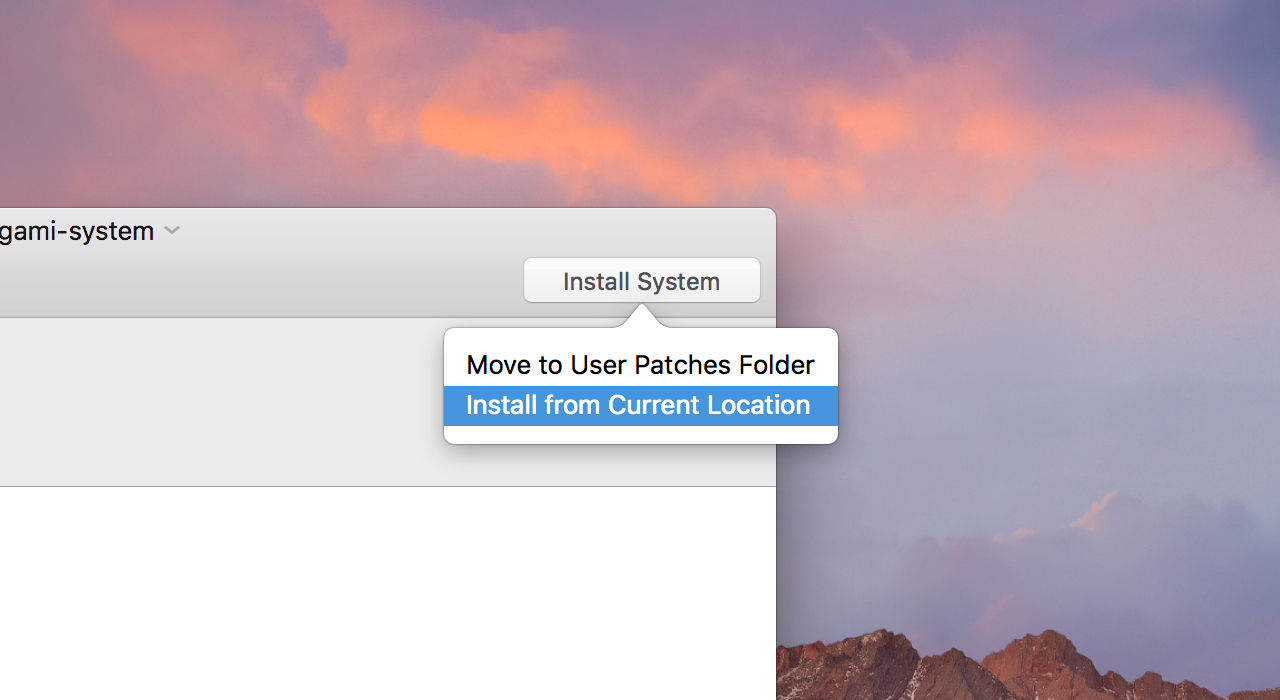 Installing the ContextKit system in Origami Studio