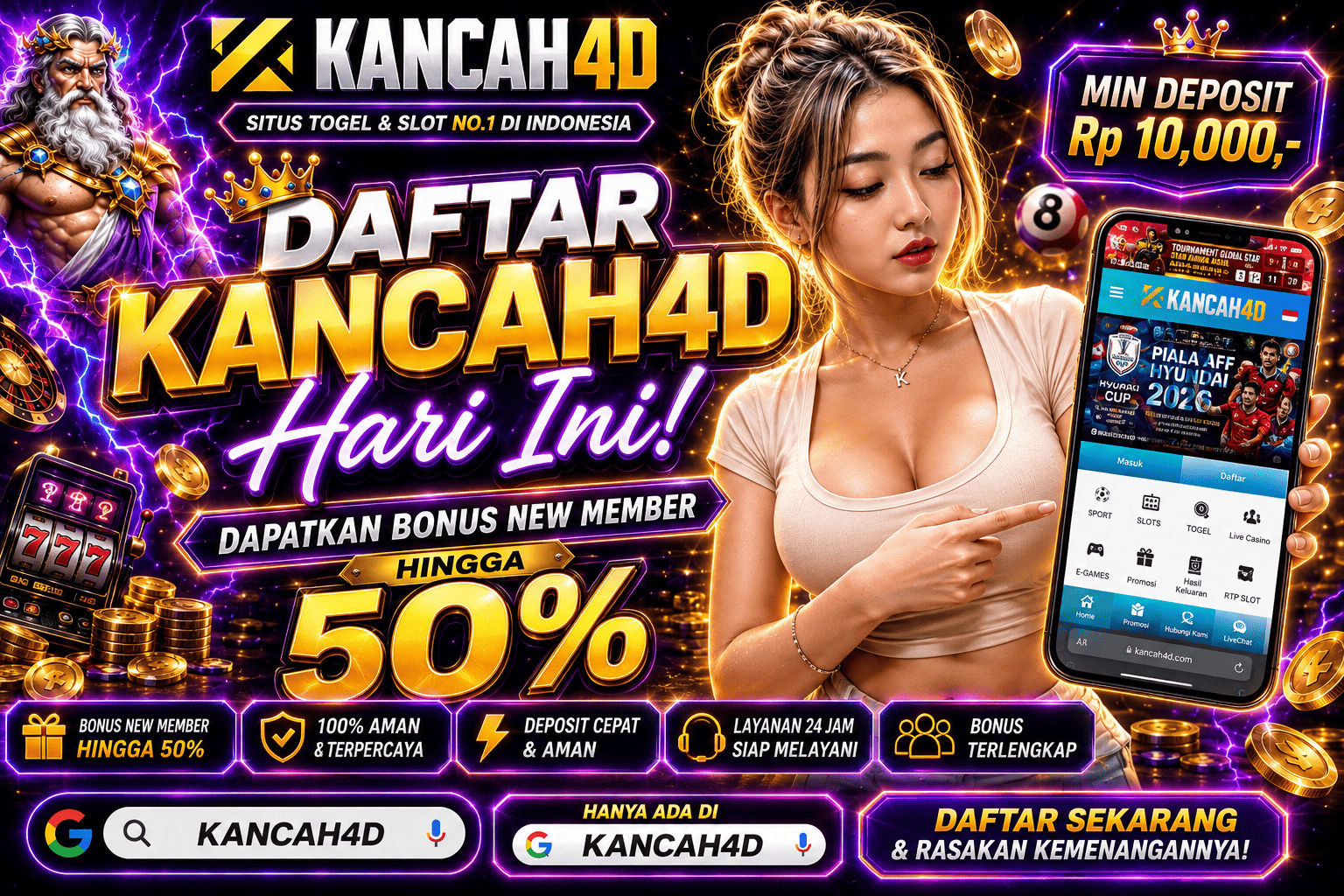 KANCAH4D: Situs Game Online Terpercaya dengan Promo Bonus Melimpah