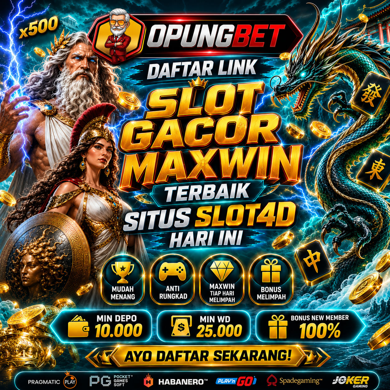 OPUNGBET: Link Situs Resmi TOTO 4D Agen Terpercaya Gampang Menang Hari Ini image 1