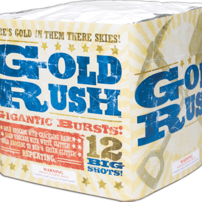 Gold Rush Aerial Repeater Fireworks