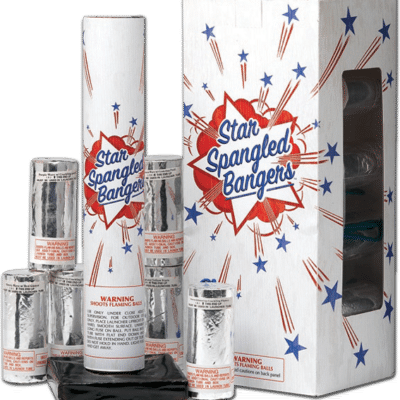 Star Spangled Bangers Mortars Fireworks