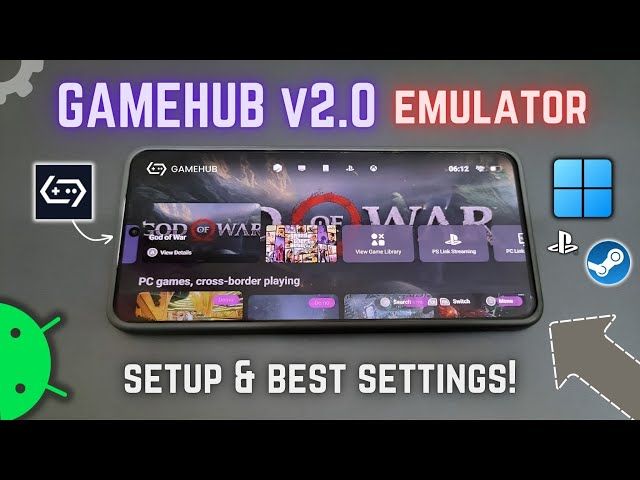 معرفی اپلیکیشن GameHub ( اجرای بازی های کامپیوتری روی اندروید) 1