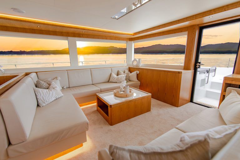 catamaran yachts with Iliad-62-Interiors