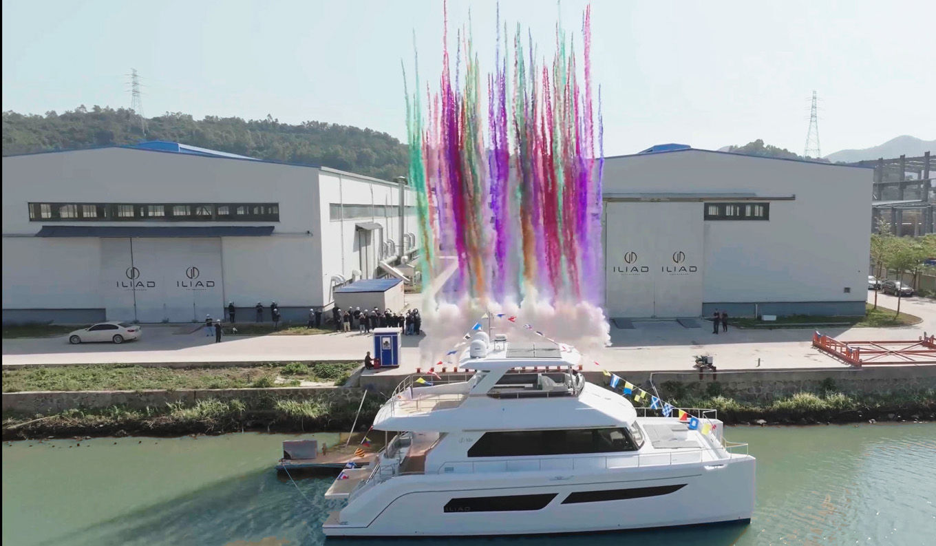 ILIAD Catamarans shipyard launching