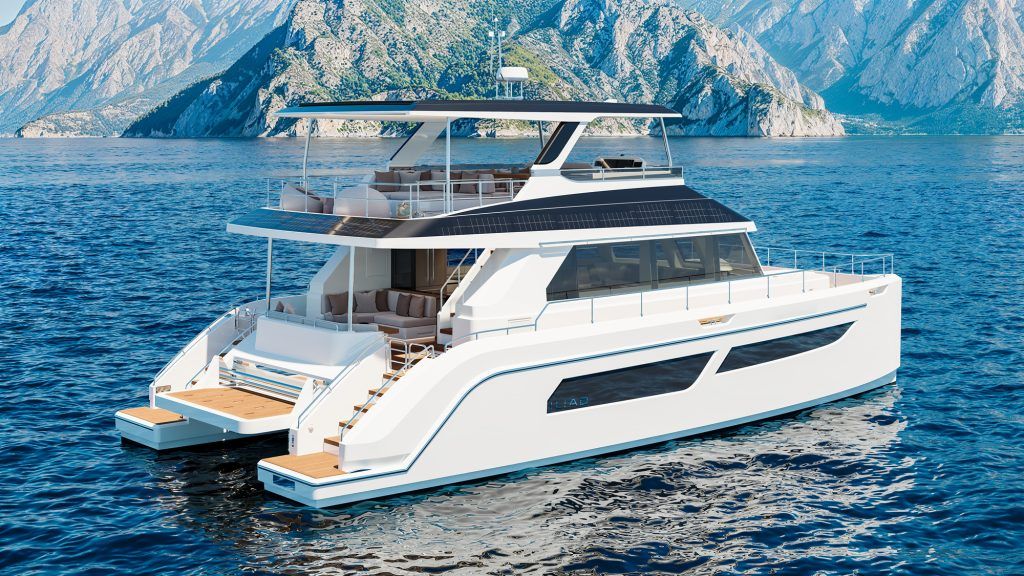iliad 53f offgrid hybrid electric luxury yacht power catamaran