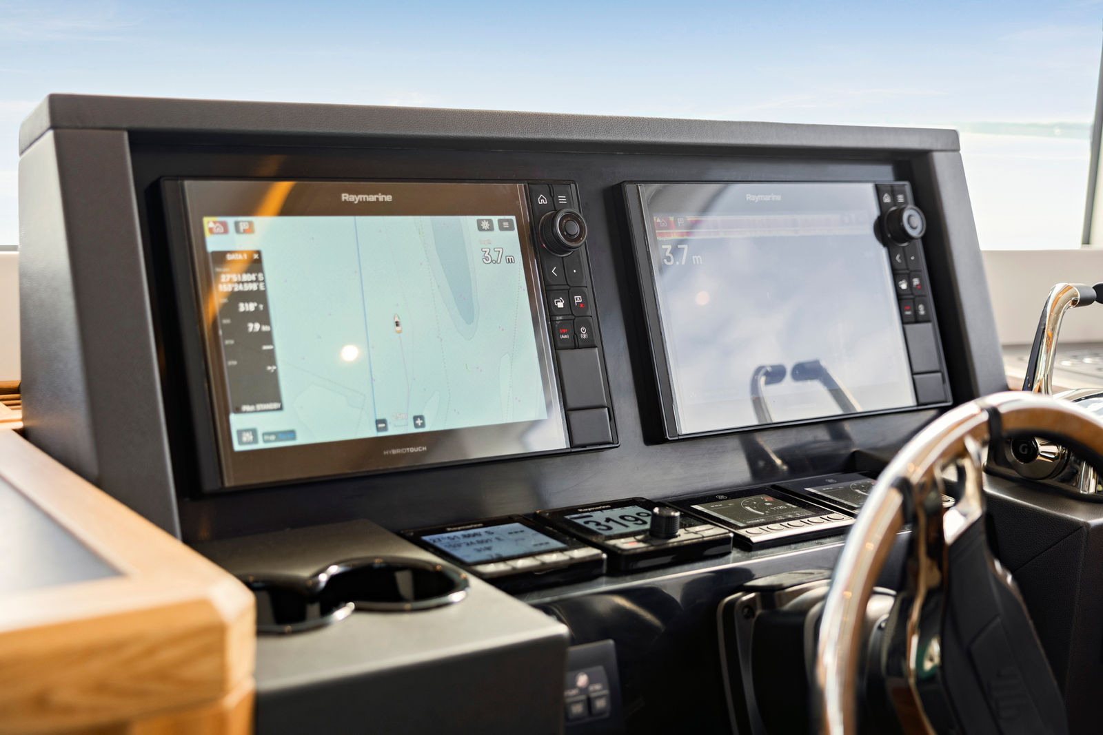 ILIAD Catamaran inclusions electronics navigation