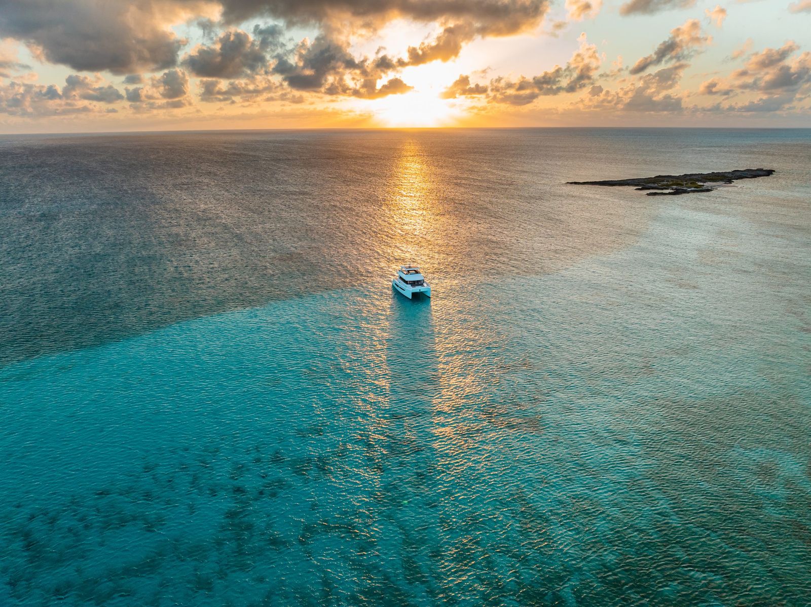 ILIAD Catamarans 53F sunset