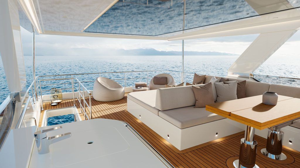 ILIAD 53F power catamaran flybridge 