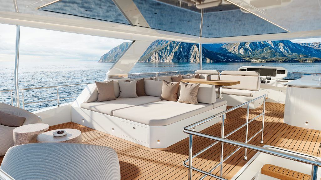 ILIAD Catamarans 53F Baz Yacht Design flybridge