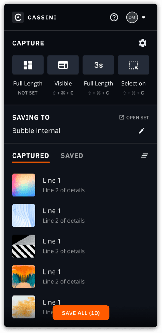 cassini chrome snapshot 1