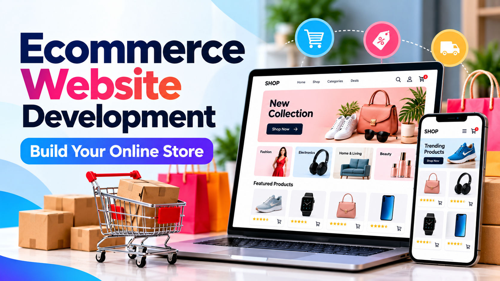 Ecommerce Online Shopping Development Services: Build Your Own Online Store