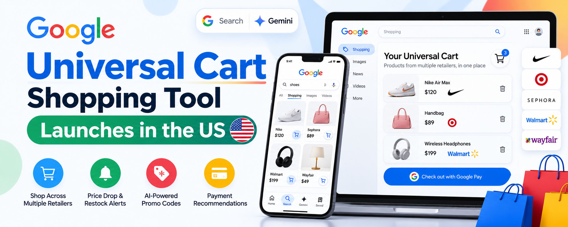 Googles Universal Cart Shopping tool