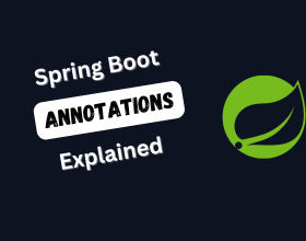 Spring boot annotations