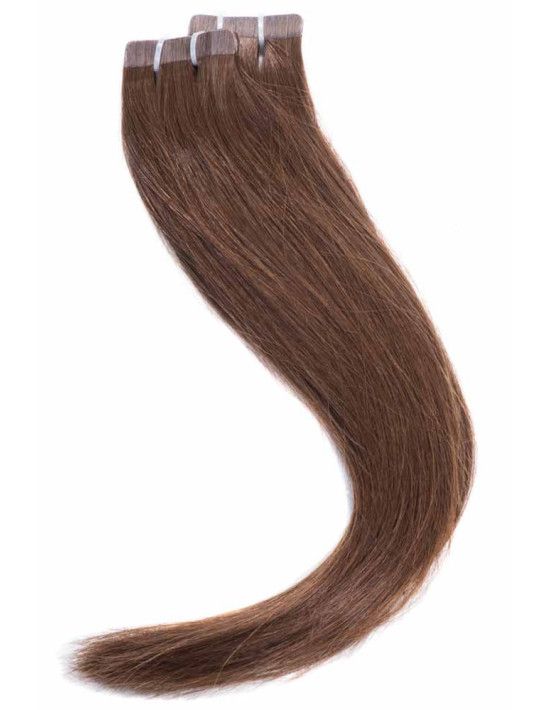 10 Tape-EXTENSIONS 30 CM - Kastenienbraun 4