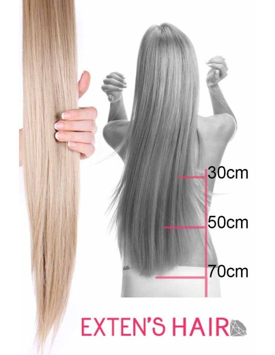 25 Ombre Hair Extension Strahnen 12 Honig Blond Ombre Hair