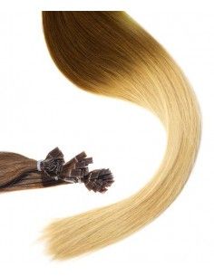 Extensions à Chaud Ombré Hair châtain