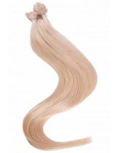 Extension kératine blond clair