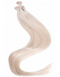 Echthaarsträhnen Haarverlängerung Platinblond