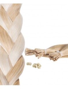 Microring-Extensions in hellem Aschblond