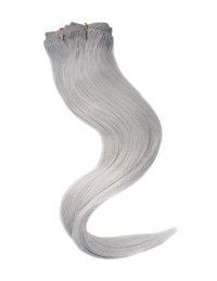 Extension  clip  GRIS  SILVER Extensions de cheveux 100 