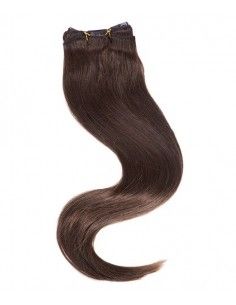 Extension Cheveux Clip Brun foncé