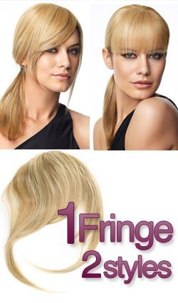 pony clip in fringe