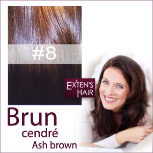 extensions de cheveux chatain