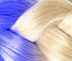 extension  cheveux bleu