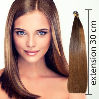 Haarverlängerung 30 cm hot Bonding Extensions 