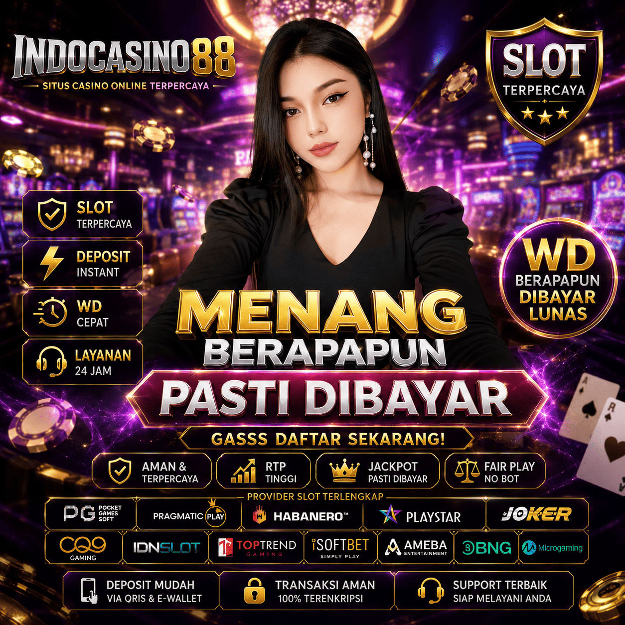 Official Game Online INDOCASINO88 Terlengkap Aman 2026
