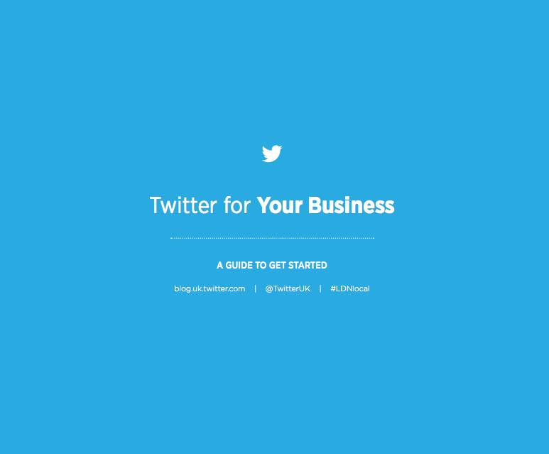Twitter for your Business