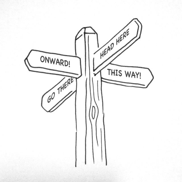 Wooden Signpost