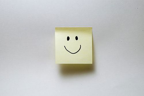 Smile postit