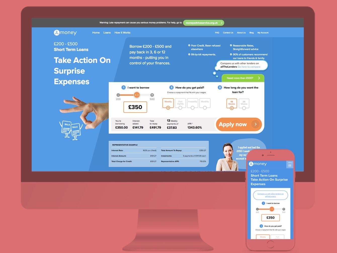 Web Design for JL Money