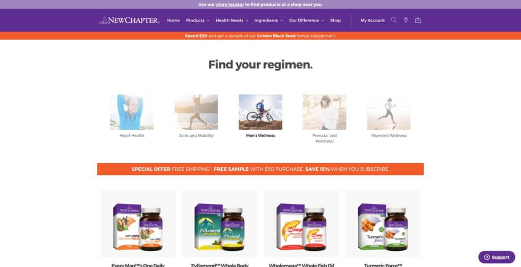 New Chapter helps the new visitors Find your regimen with New Chapter