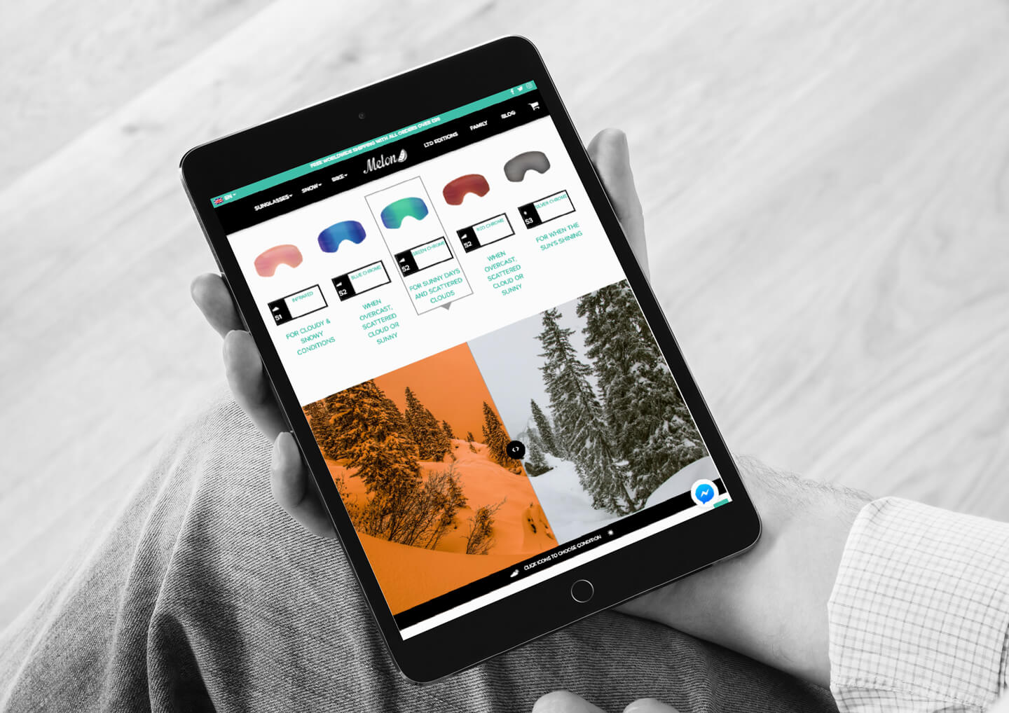 Melon Optics Small Business Ecommerce Site
