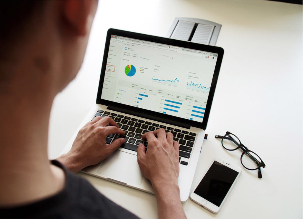Good SEO agencies monitor the whole website SEO Consultant reporting on statistics in Google Analytics