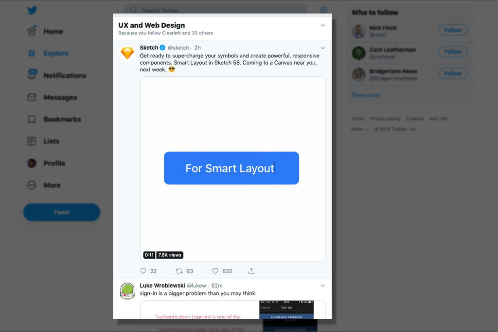Twitters new website design Twitter Design