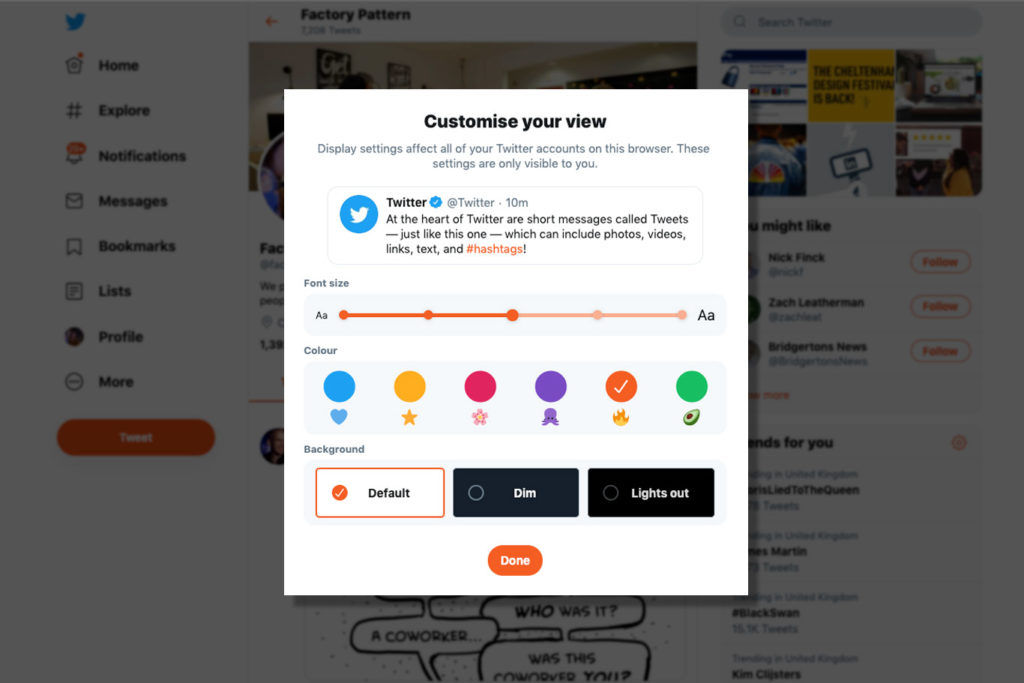 Personalise Twitter