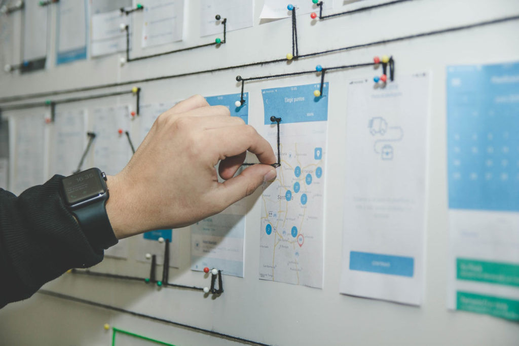 Mapping out user experience with string