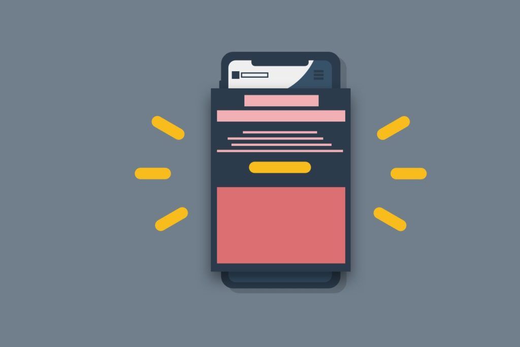 Website engagement illustration