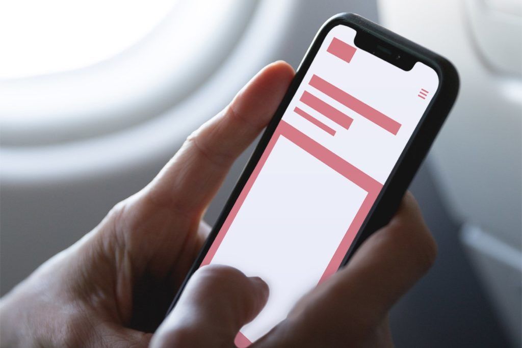 Create a big impact Person using mobile phone