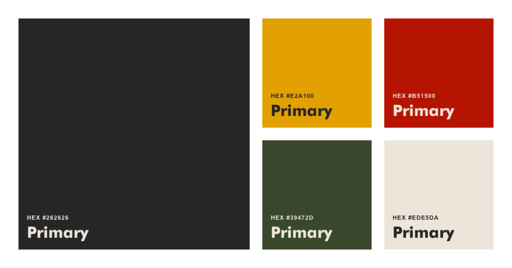 Primary Dansaki brand colours