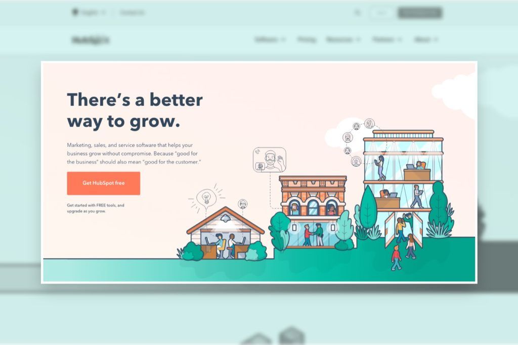 Hubspots website design secrets HubSpot home hero page